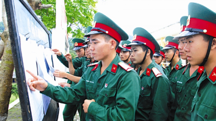 Những đóng góp của các chiến sĩ cống hiến sức trẻ của mình cho Tổ quốc (23/3/2019)