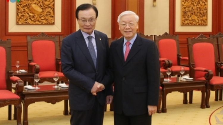 Tổng Bí thư, Chủ tịch nước Nguyễn Phú Trọng tiếp Đoàn đại biểu Đảng Dân chủ Đồng hành Hàn Quốc (Thời sự chiều 26/3/2019)