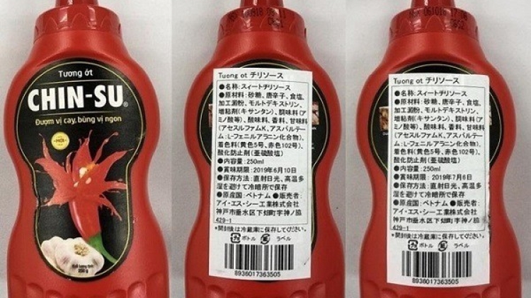Hơn 18 nghìn chai tương ớt Chinsu bị thu hồi tại Nhật Bản - tiêu chuẩn nào là phù hợp? (11/4/2019)