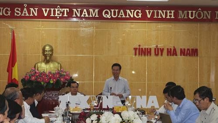 Thực hiện Nghị quyết Trung ương 4 ở Hà Nam (23/4/2019)