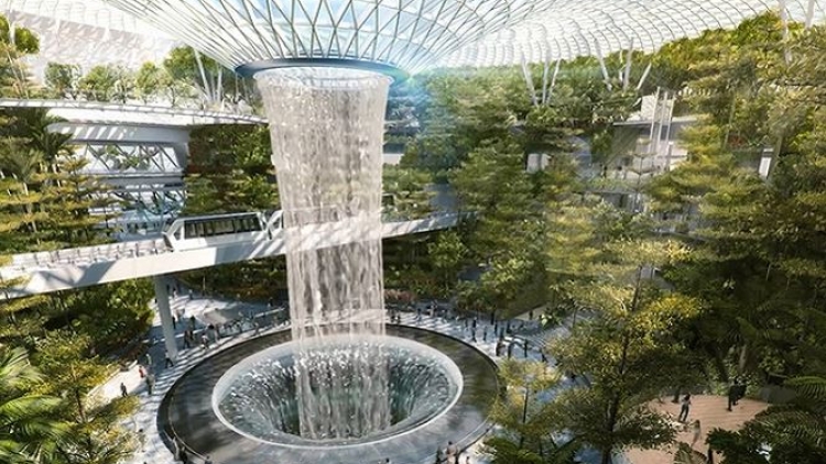 Singapore ra mắt thác nước trong nhà cao nhất thế giới (18/4/2019)