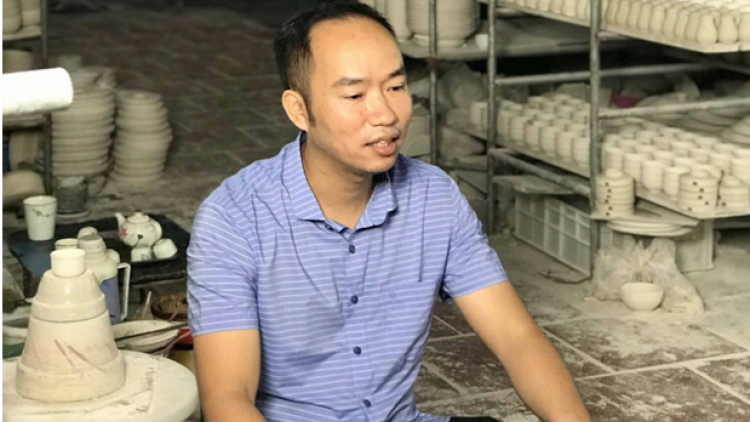 Cơ sở sản xuất gốm sứ Hưng Dung - giấc mơ khởi nghiệp tại Bát Tràng (12/5/2019)