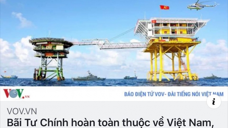 Loạt bài: "Bãi Tư Chính: Âm mưu tiếp tục thôn tính Biển Đông không bao giờ thành hiện thực", Bài 2 “Toan tính của Trung Quốc: Mưu sự tại nhân nhưng liệu thành sự có phải tại thiên?” (8/1/2020)