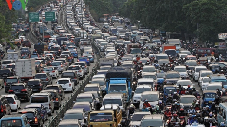 Thủ đô Jakarta của Indonesia đứng thứ 10 trong tổng số 416 thành phố tắc đường nhất thế giới (19/2/2020)