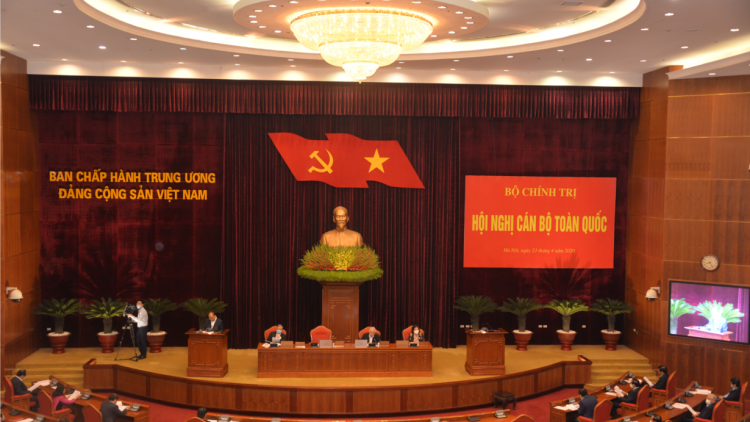 Tổng Bí thư, Chủ tịch nước Nguyễn Phú Trọng chủ trì Hội nghị cán bộ toàn quốc (23/4/2020)