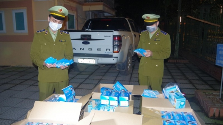 Thái Nguyên: Tịch thu lô khẩu trang gần 20.000 chiếc (16/4/2020)