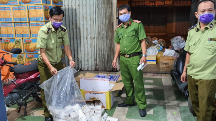 An Giang: Tạm giữ hơn 1.400 bao thuốc lá điếu ngoại nhập lậu (14/4/2020)