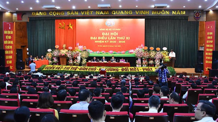 Đại hội đại biểu Đảng bộ Bộ Tư pháp lần thứ 11 (10/7/2020)