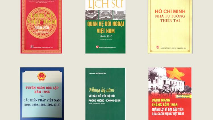 Chùm sách về cách mạng Việt Nam và Chủ tịch Hồ Chí Minh (19/8//2020)