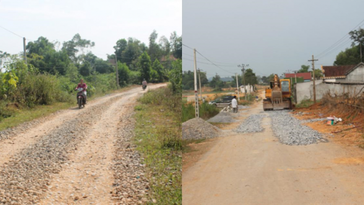 Thái NGuyên: 4 năm không làm xong 2 km đường (12/8/2020)