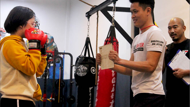 Phong trào tập luyện Kick-boxing đang đem lại sự hào hứng cho các bạn trẻ (21/9/2020)