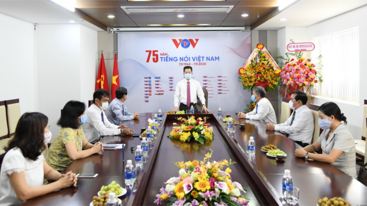 Lãnh đạo Đà Nẵng chúc mừng VOV nhân kỷ niệm 75 ngày thành lập (7/9/2020)