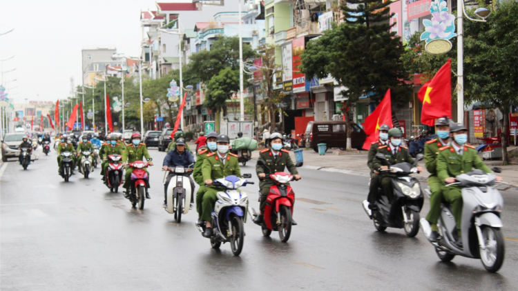 Công an Quảng Ninh ra quân trấn áp tội phạm, bảo vệ Tết bình yên (29/01/2020)