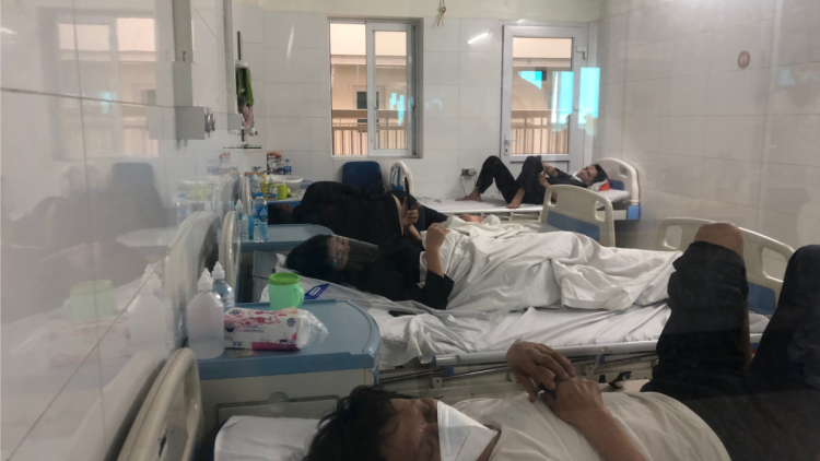 Bệnh viện Thanh Nhàn tiếp nhận bệnh nhân từ bệnh viện Việt Đức đảm bảo an toàn (5/10/2021)