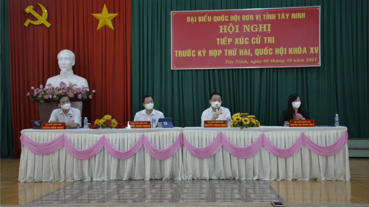 Cử tri Tây Ninh kiến nghị sớm có vaccine COVID-19 nội địa (08/10/2021)