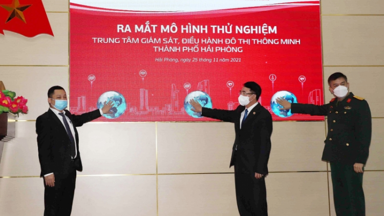 Hải Phòng: ra mắt Trung tâm giám sát, điều hành đô thị thông minh (25/11/2021)