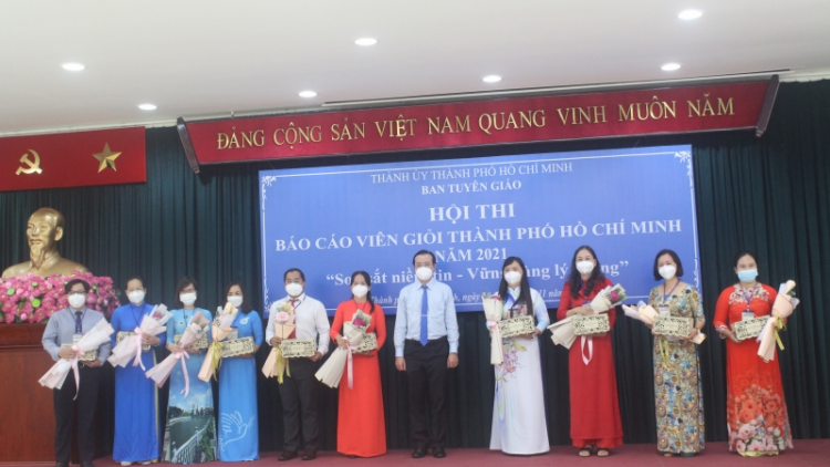 53 thí sinh tham gia hội thi báo cáo viên giỏi TP.HCM năm 2021 (10/11/2021)