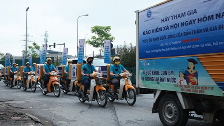 Triển khai thực hiện “Tháng vận động, triển khai BHXH toàn dân” (14/05/2021)