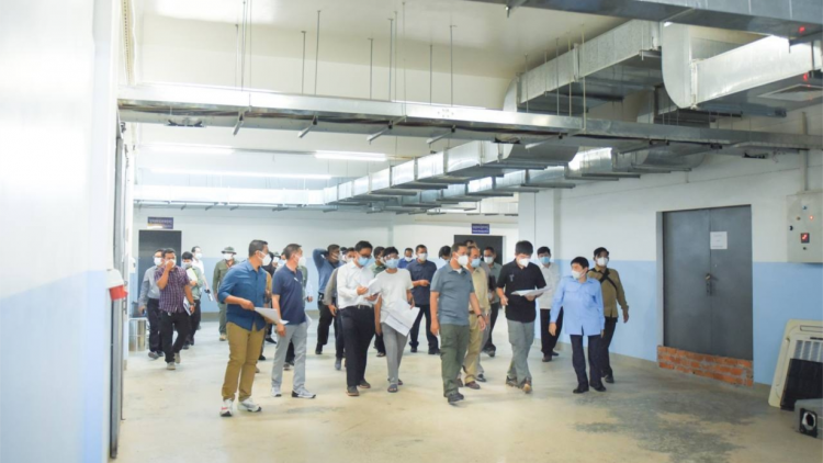 Campuchia gấp rút xây dựng “bệnh viện dã chiến” điều trị Covid-19 (14/03/2021)
