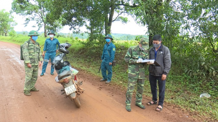 Đắk Nông: Tăng cường các biện pháp phòng, chống dịch bệnh Covid-19 trên tuyến biên giới.