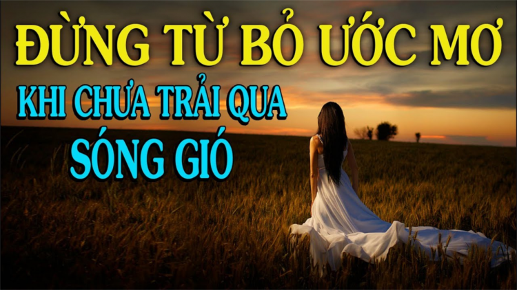 Những triết lý trong cuốn sách “Đừng bao giờ từ bỏ ước mơ” (07/04/2021)