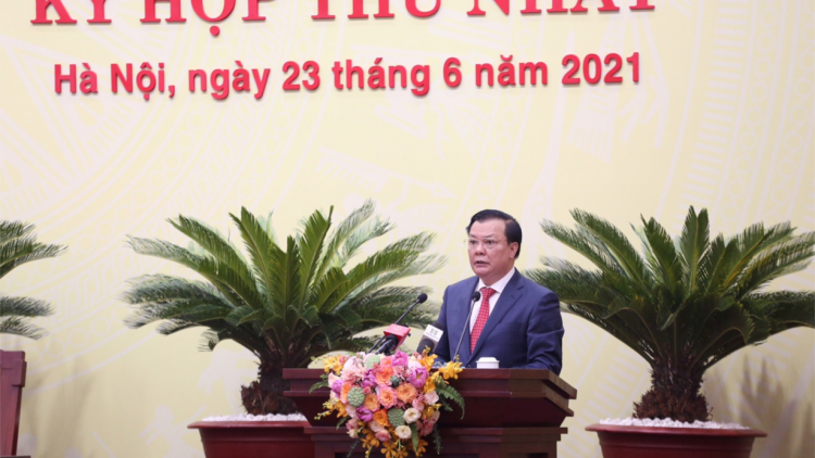 Kỳ họp đầu tiên HĐND TP Hà Nội khóa mới bầu Chủ tịch HĐND và Chủ tịch UBND TP (23/6/2021)