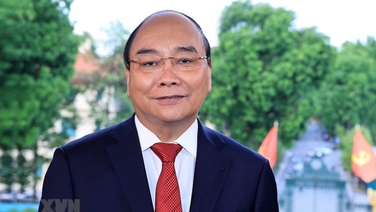 CT nước Nguyễn Xuân Phúc biểu dương các nhà báo tham gia phòng, chống dịch COVID-19  (21/6/2021)