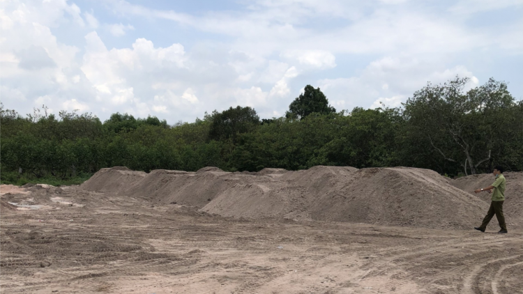 Bình Thuận kiểm tra các bãi tập kết cát không rõ nguồn gốc (10/06/2021)