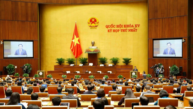 Quốc hội thông qua cơ cấu số lượng thành viên Chính phủ mới với 27 thành viên (28/07/2021)