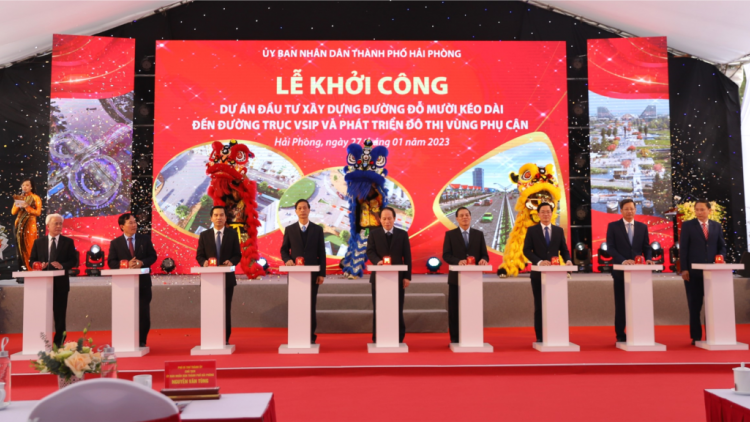 Hải Phòng: Đầu tư hơn 1.000 tỷ đồng xây dựng đường Đỗ Mười kéo dài (27/1/2023)