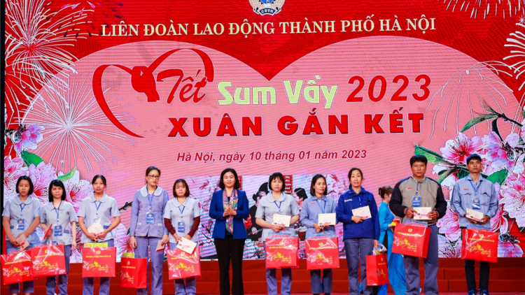 Tết sum vầy – Xuân gắn kết: Chia sẻ yêu thương lao động thủ đô (10/1/2023)