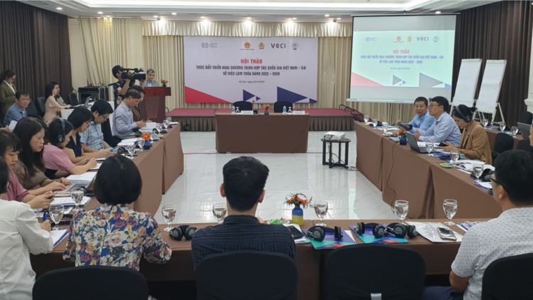 Thúc đẩy triển khai Chương trình hợp tác quốc gia Việt Nam- ILO về việc làm thỏa đáng giai đoạn 2022-2026 (25/10/2023)