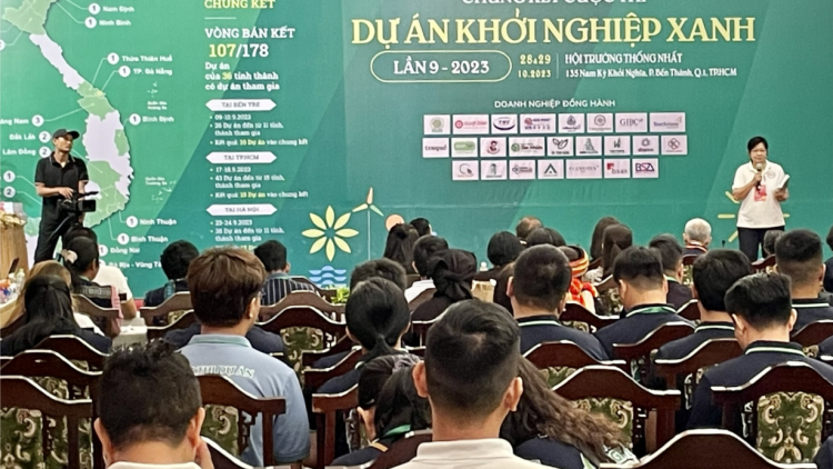 Cuộc thi Dự án khởi nghiệp Xanh tôn vinh thanh niên khởi nghiệp bằng tài nguyên bản địa (28/10/2023)