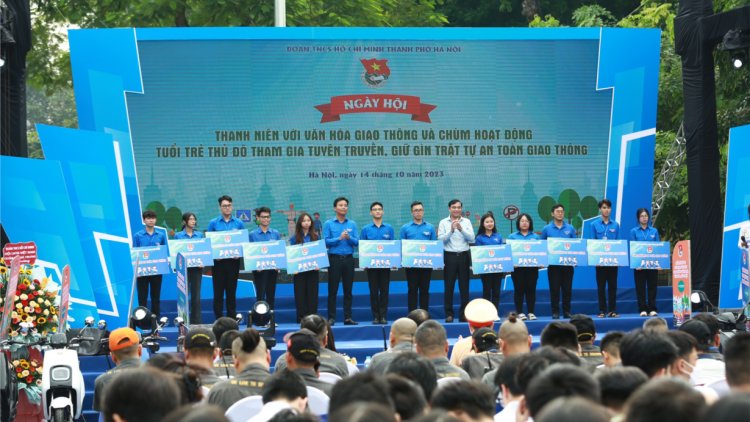 Ngày Hội Thanh niên với văn hóa giao thông (14/10/2023)