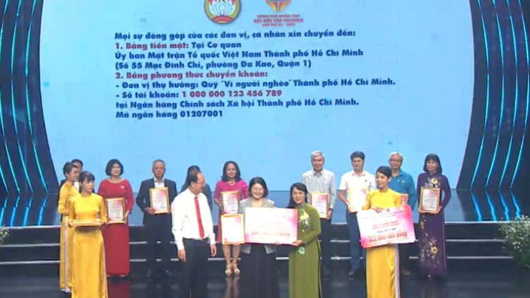 TP.HCM tiếp nhận hơn 44 tỷ đồng ủng hộ Quỹ Vì người nghèo (31/10/2023)