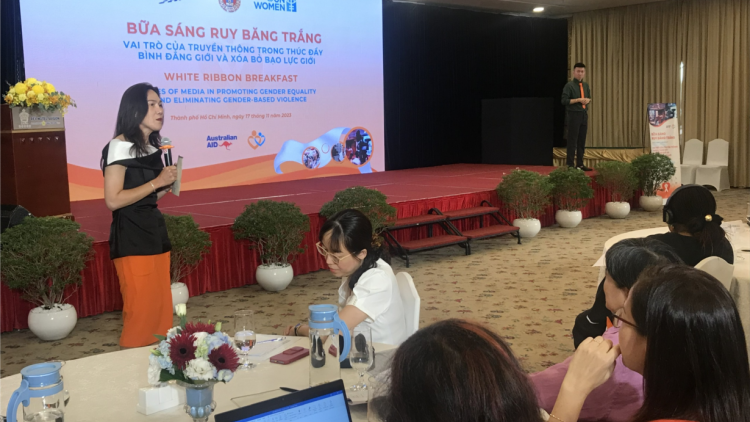 Bữa sáng Ruy băng trắng và vai trò của truyền thông trong xóa bỏ bạo lực giới (17/11/2023)