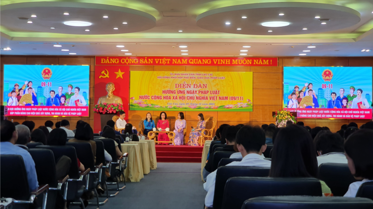 Lào Cai mở Diễn đàn lan tỏa niềm tin, tình yêu đối với pháp luật (7/11/2023)