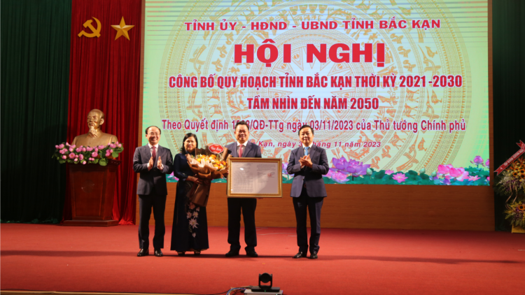 Phó Thủ tướng Trần Hồng Hà dự công bố Quy hoạch tỉnh Bắc Kạn giai đoạn 2021-2030 tầm nhìn 2050 (30/11/2023)