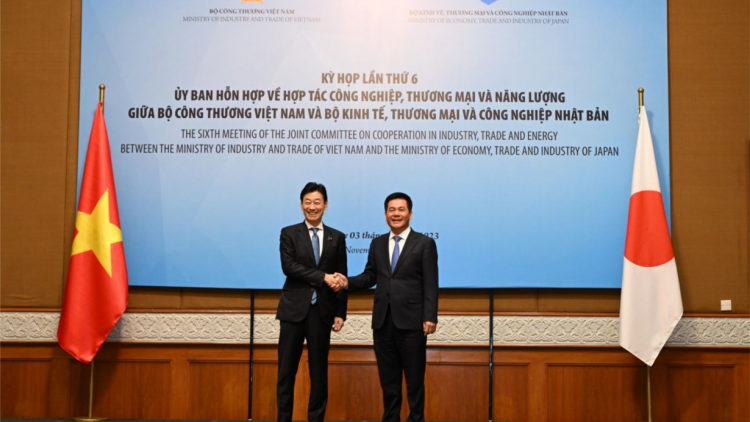 Kỳ họp lần thứ 6 Ủy ban hỗn hợp Việt Nam - Nhật Bản về hợp tác Công nghiệp, Thương mại và Năng lượng (03/11/2023)