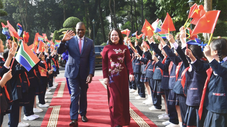 Phó Chủ tịch nước Võ Thị Ánh Xuân hội đàm với Phó Tổng thống CH Nam Phi Paul Mashatile (14/12/2023)
