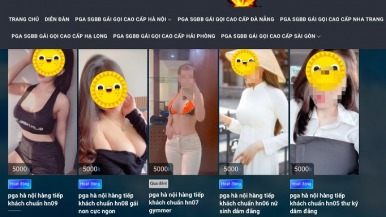 Biến tướng các hình thức mại dâm trên môi trường số