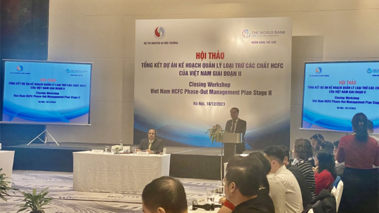 Việt Nam đã loại trừ được hơn 1.000 tấn HCFC-22 làm suy giảm tầng ozon (17/12/2023)
