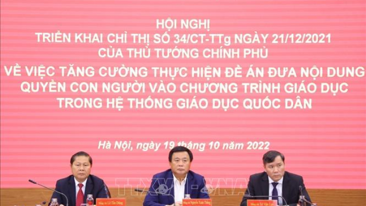 Đẩy mạnh giáo dục quyền con người trong hệ thống giáo dục quốc dân (08/12/23)