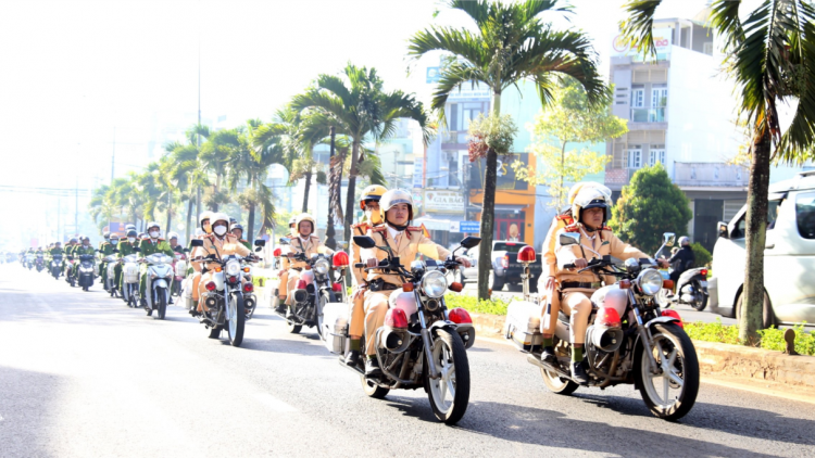 Gia Lai: Ra quân tấn công, trấn áp tội phạm, đảm bảo an ninh trật tự Tết Nguyên đán Giáp Thìn 2024 (15/12/2023)