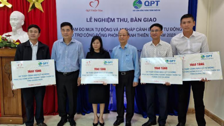 Quỹ Cộng đồng phòng tránh thiên tai hỗ trợ lắp đặt 843 trạm đo mưa và 16 tháp cảnh báo lũ tự động (08/12/2023)