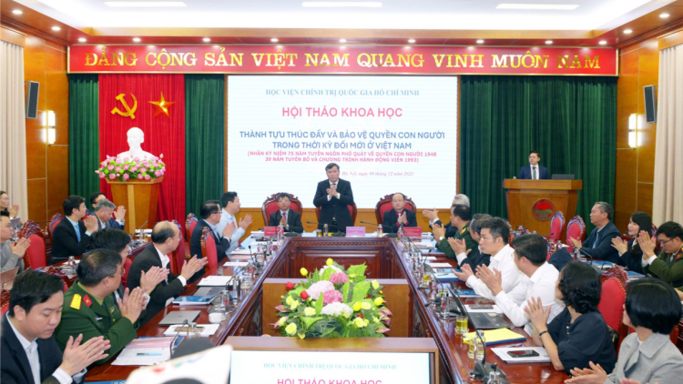Thúc đẩy và bảo vệ Quyền con người trong thời kỳ đổi mới ở Việt Nam (08/12/2023)