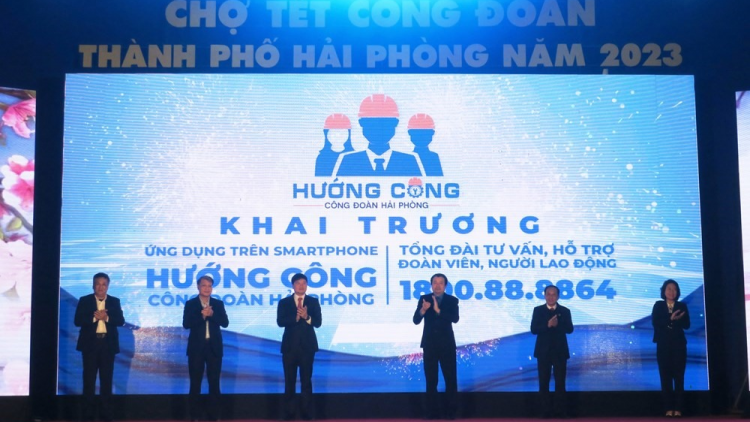 Hải Phòng: Triển khai app “Hướng Công” hỗ trợ công nhân lao động (24/2/2023