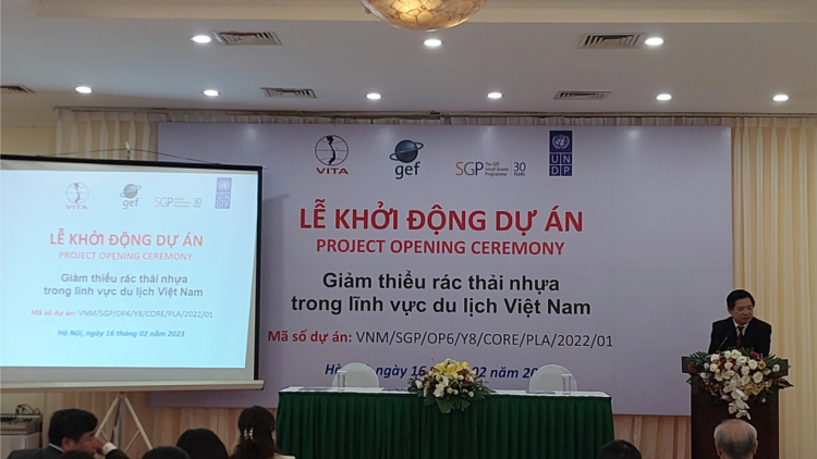 Khởi động Dự án Giảm thiểu rác thải nhựa trong lĩnh vực du lịch Việt Nam (16/2/2023)