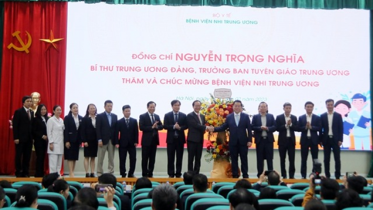 THỜI SỰ 21H30 ĐÊM 21/2/2023: Trưởng Ban Tuyên giáo Trung ương Nguyễn Trọng Nghĩa chúc mừng ngày Thầy thuốc Việt Nam tại bệnh viện Quân y 103 và Bệnh viện Nhi Trung ương.