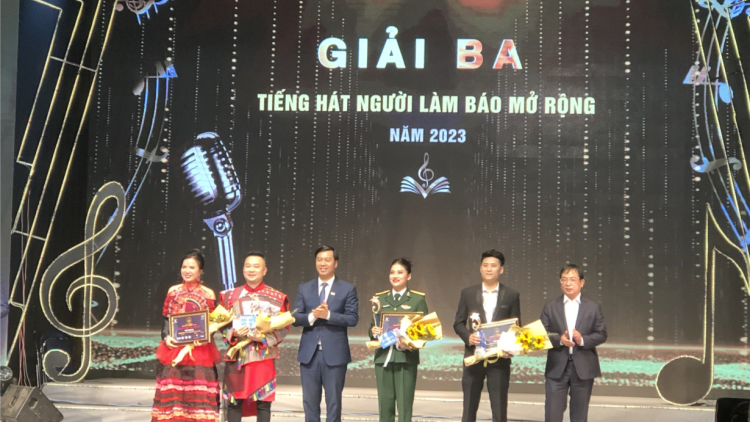 Lễ trao giải cuộc thi “Tiếng hát người làm báo mở rộng năm 2023 (19/3/2023)